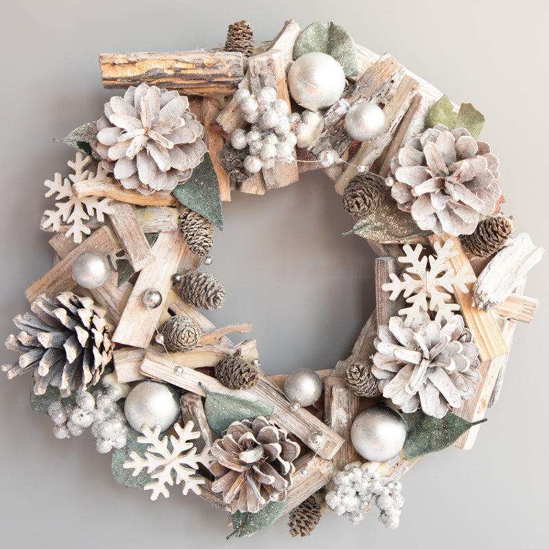 Wooden Christmas Wreath