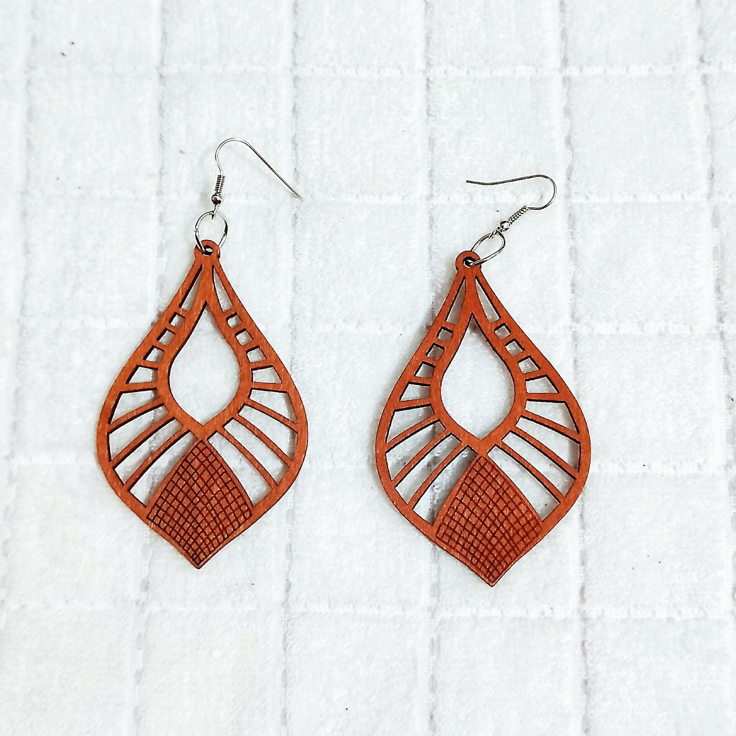 Women's Fashion Ethnic Style Wooden Earrings