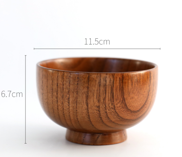 Wooden Round Bowl