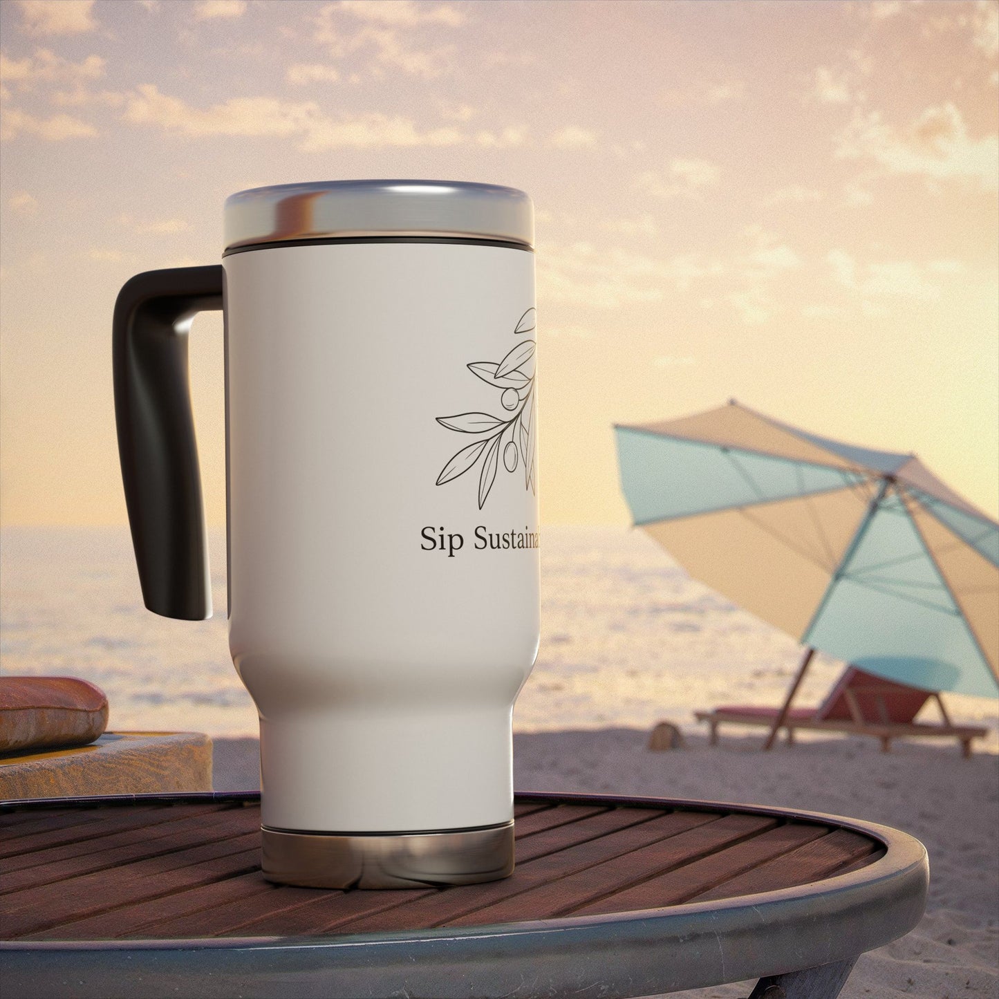 Sip Sustainably Stainless Steel Travel Mug (14oz)