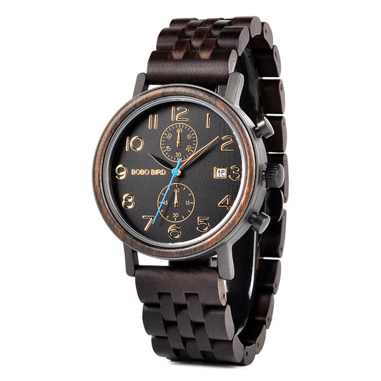 Business Quartz Movement Wood Watch