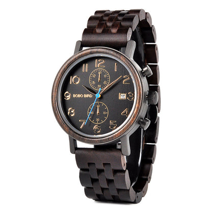Business Quartz Movement Wood Watch