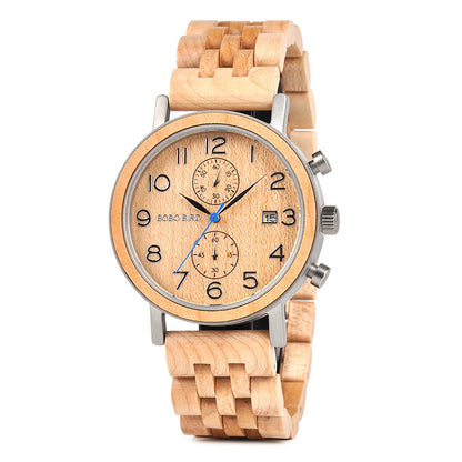 Business Quartz Movement Wood Watch