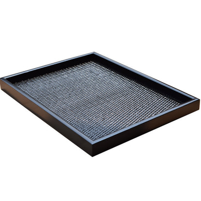 Handmade Rattan Wooden Tray