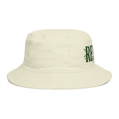 Rewild Everything Bucket Hat — Brown Outdoor Nature Hat