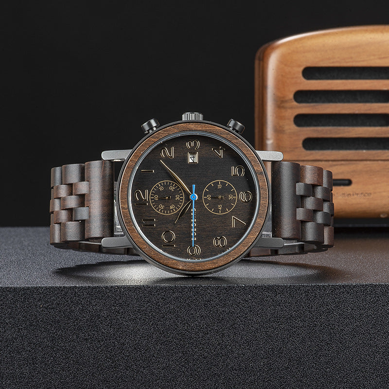 Business Quartz Movement Wood Watch