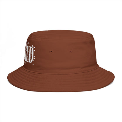 Rewild Everything Bucket Hat — Brown Outdoor Nature Hat