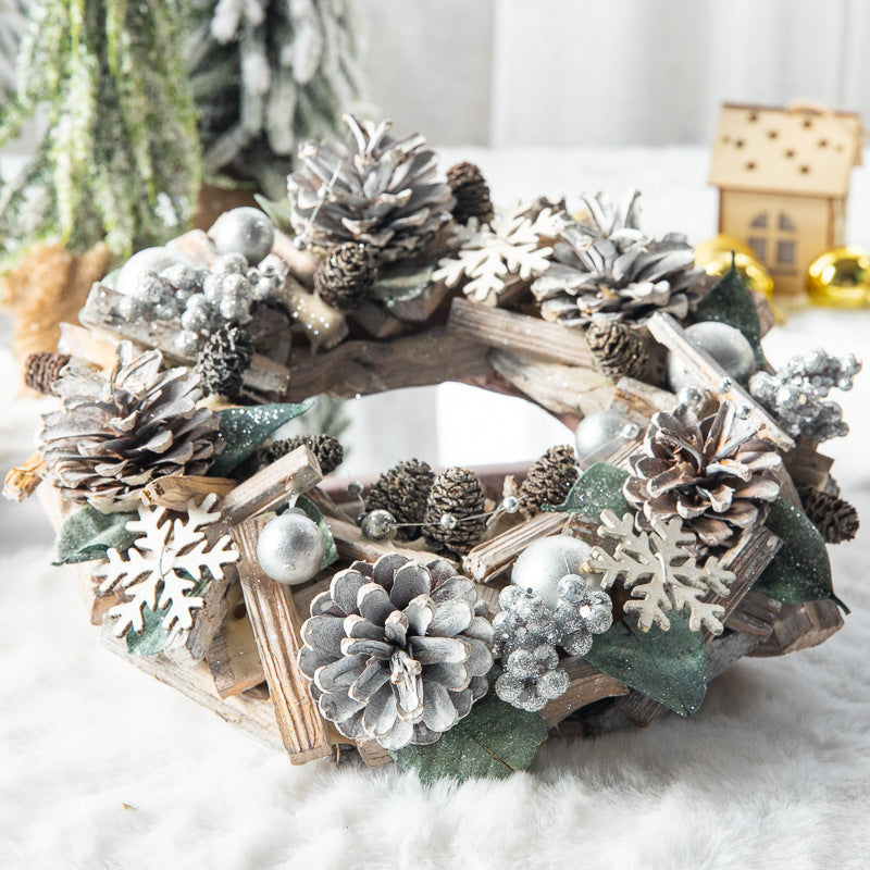 Wooden Christmas Wreath