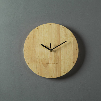 Solid Wood Wall Clock