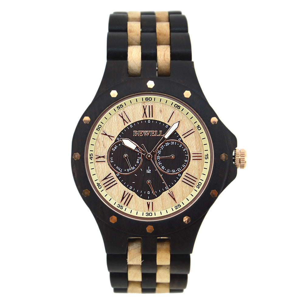 Six-pin Multi-function Quartz Watch