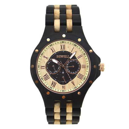 Six-pin Multi-function Quartz Watch