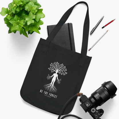 Tote Bag — "Be The Forest" Eco Canvas Tote for Nature Lovers