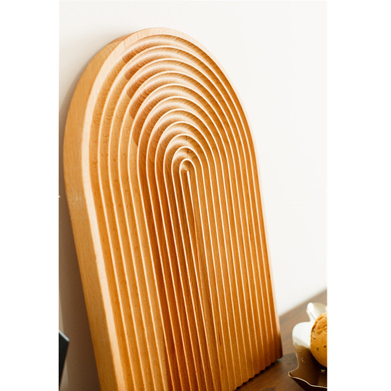 Geometric Wooden Tray