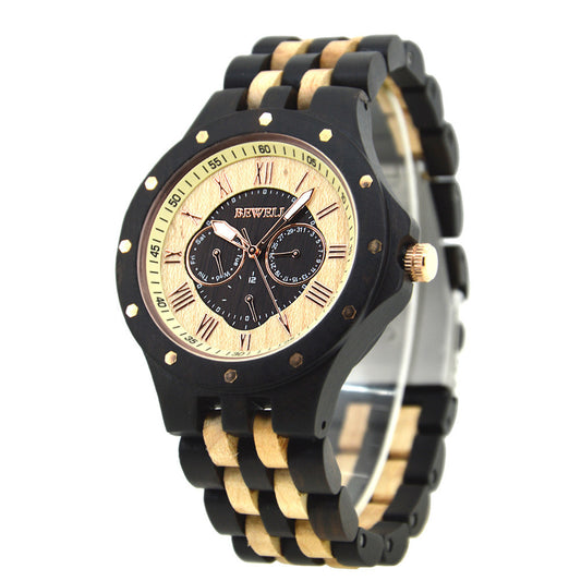 Six-pin Multi-function Quartz Watch