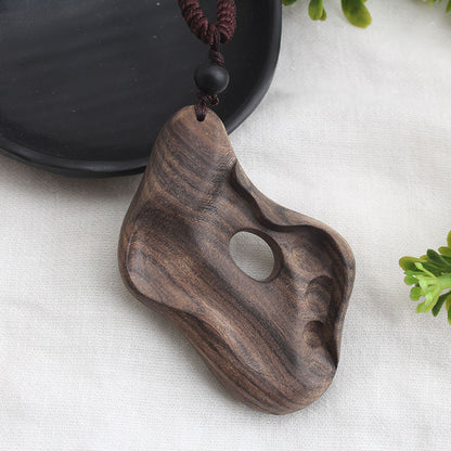 Ancient Long Sweater Wooden Chain