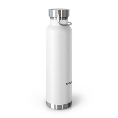 Nature Over Noise 22oz Vacuum Insulated Water Bottle — Stainless Copper-Lined Thermal Bottle