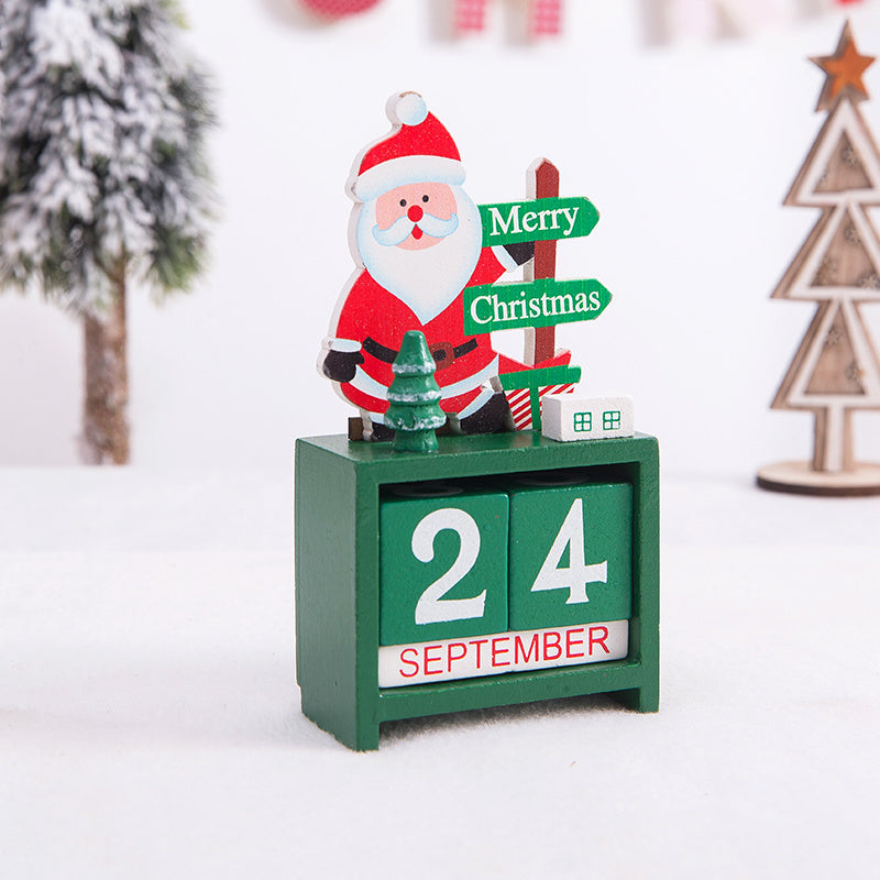 Christmas Gift Calendar Scene Decoration Toys