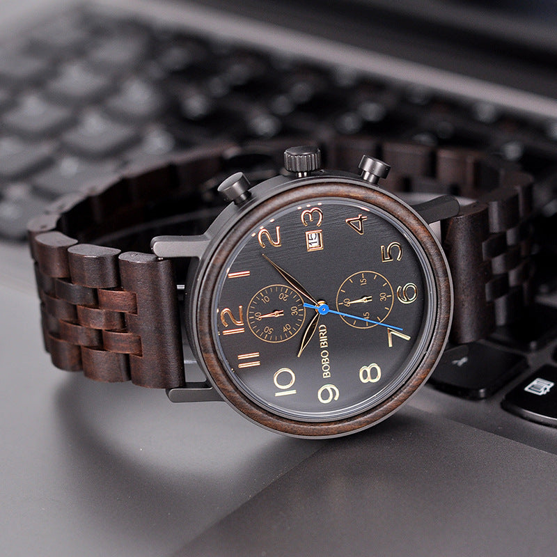 Business Quartz Movement Wood Watch