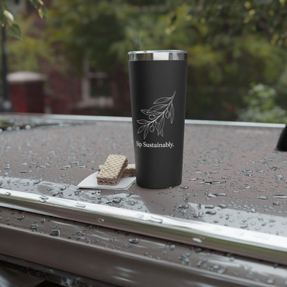 Copy of Eco Olive Branch 22oz Insulated Tumbler — "Sip Sustainably"