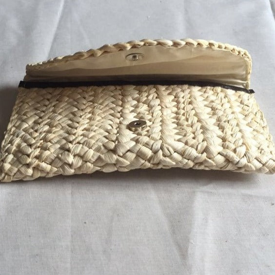 Hand-woven Corn Husk Clutch