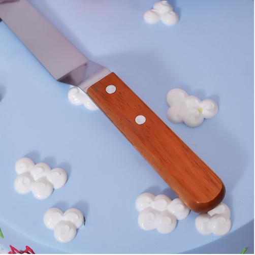 Stainless Steel Wooden Handle Cake Knife