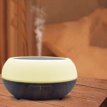 Wood Grain Round Humidifier