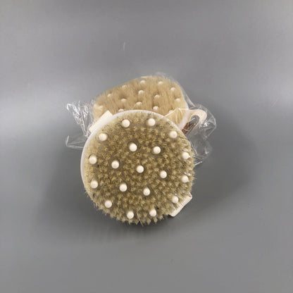 Round Bristle Massage Bath Brush