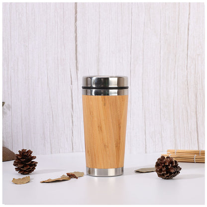 Bamboo Thermos Mug