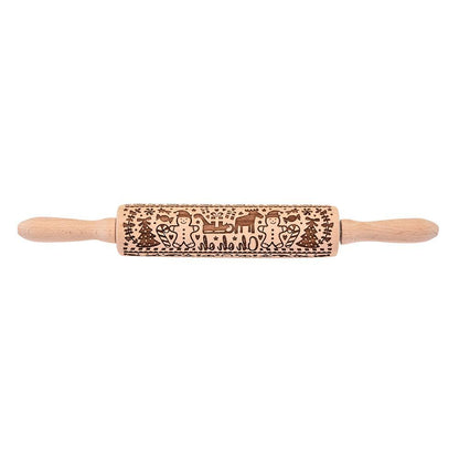 Christmas Snowflake Rolling Pin