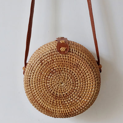 Hand-woven Lightweight Rattan Bag