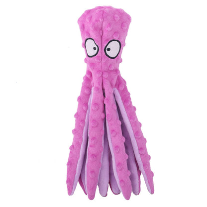 Eco-friendly New Design Pet Plush Octopus Toy