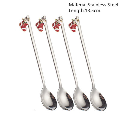 Merry Christmas Spoons Xmas Party Tableware