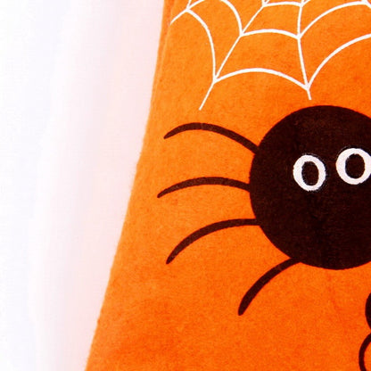 Halloween Spider Pumpkin Print Shoulder Bag