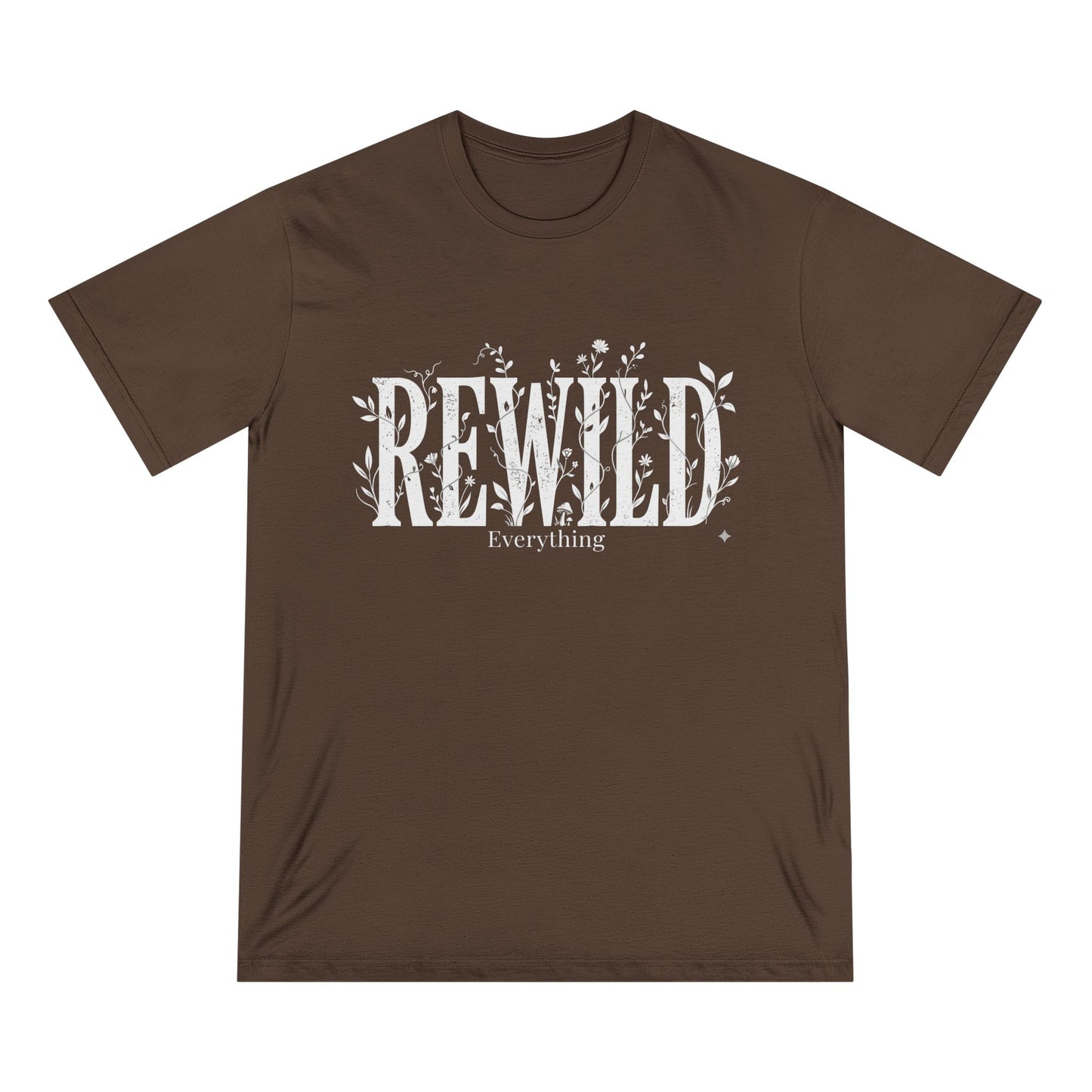 Rewild Everything T-Shirt — Botanical Nature Conservation Tee