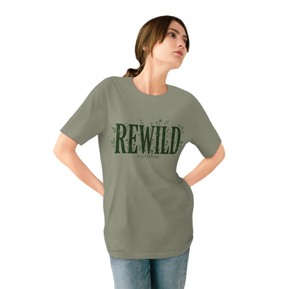 Rewild Everything T-Shirt — Botanical Nature Conservation Tee
