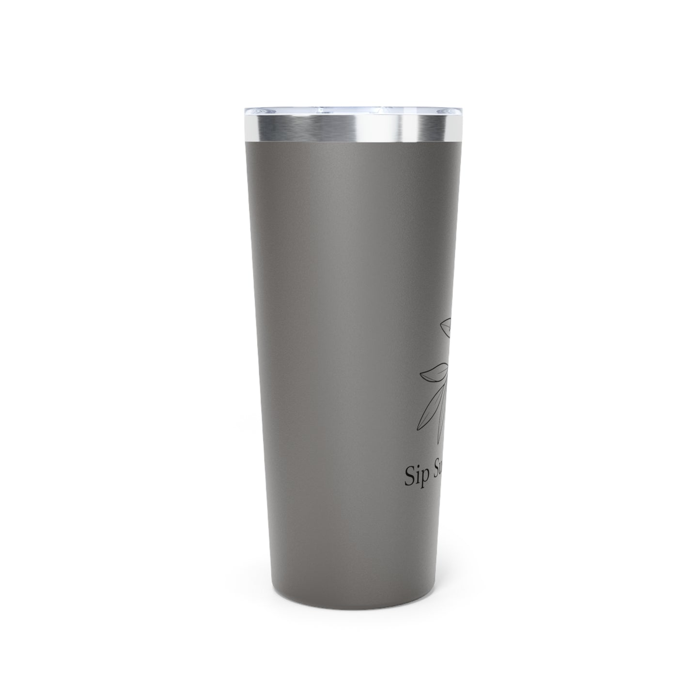 Eco Olive Branch 22oz Insulated Tumbler — "Sip Sustainably"