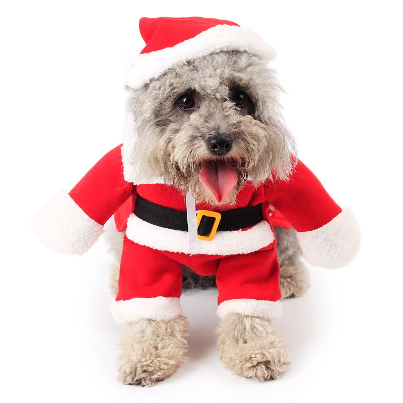 Pet Christmas Standing Costume