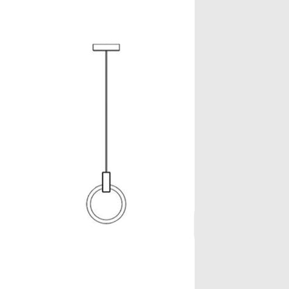 Round Ring Wooden Lamp
