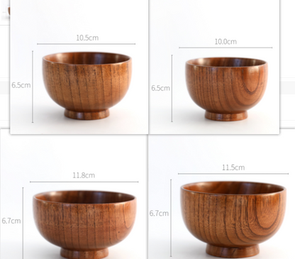 Wooden Round Bowl