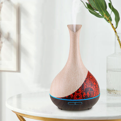 Colorful Wood Grain Ultrasonic Humidifier