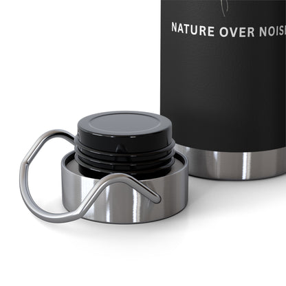 Nature Over Noise 22oz Vacuum Insulated Water Bottle — Stainless Copper-Lined Thermal Bottle