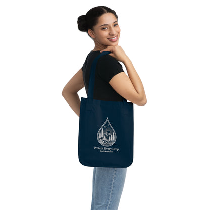 Tote Bag — "Protect Every Drop" Eco Canvas Tote for Nature Lovers