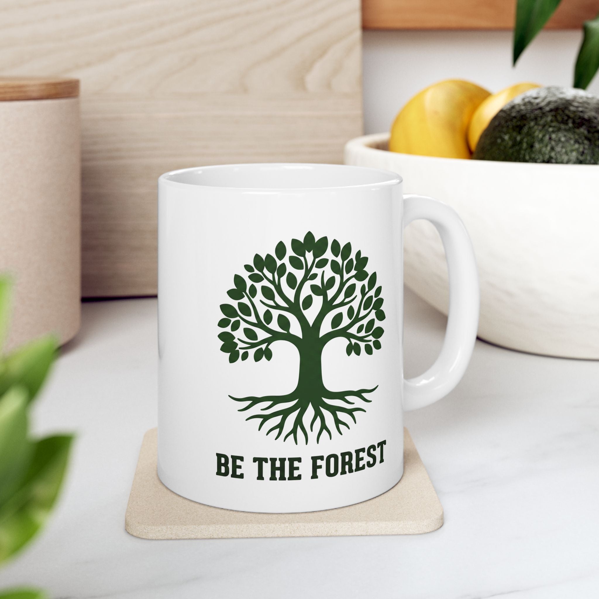 ceramic-mug-be-the-forest-botanical-coffee-tea-cup-11oz-15oz