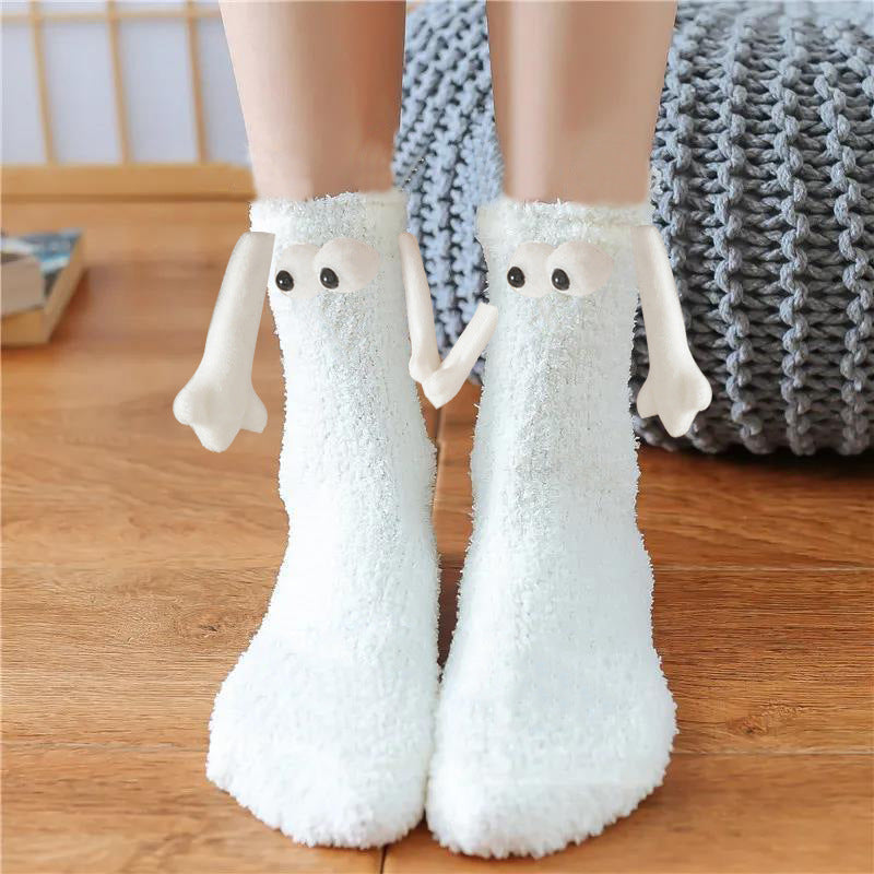 Magnetic Suction Hand In Hand Couple Socks