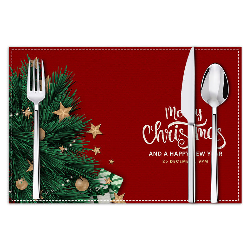 Christmas Linen Placemat