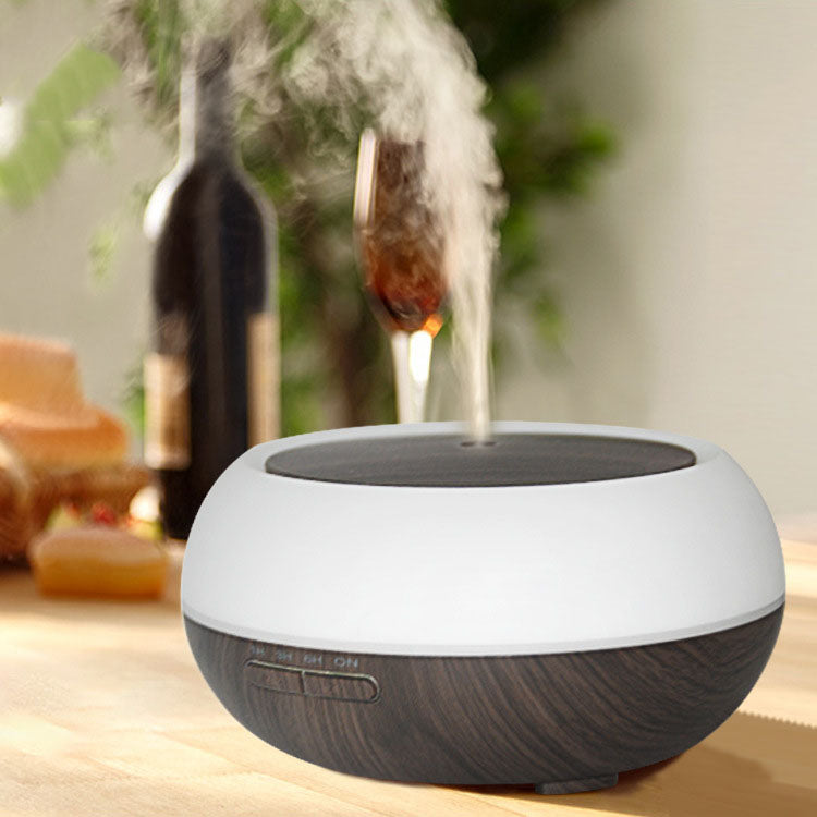 Wood Grain Round Humidifier