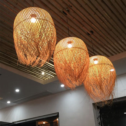 Bamboo Weaving Creative Chinese Chandelier