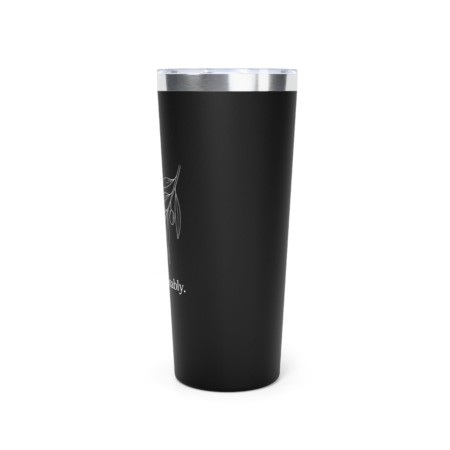 Copy of Eco Olive Branch 22oz Insulated Tumbler — "Sip Sustainably"