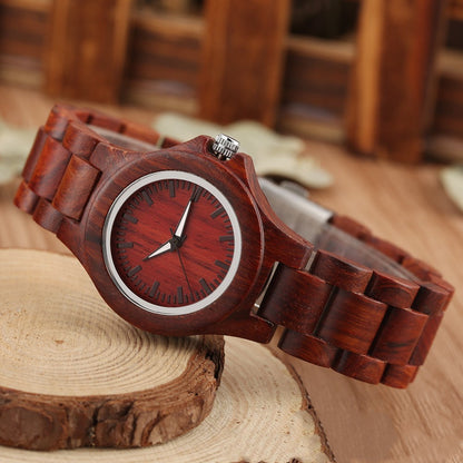 Casual Wooden Quartz Watch