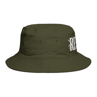 Rewild Everything Bucket Hat — Brown Outdoor Nature Hat